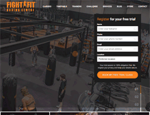 Tablet Screenshot of fightfit.com.au